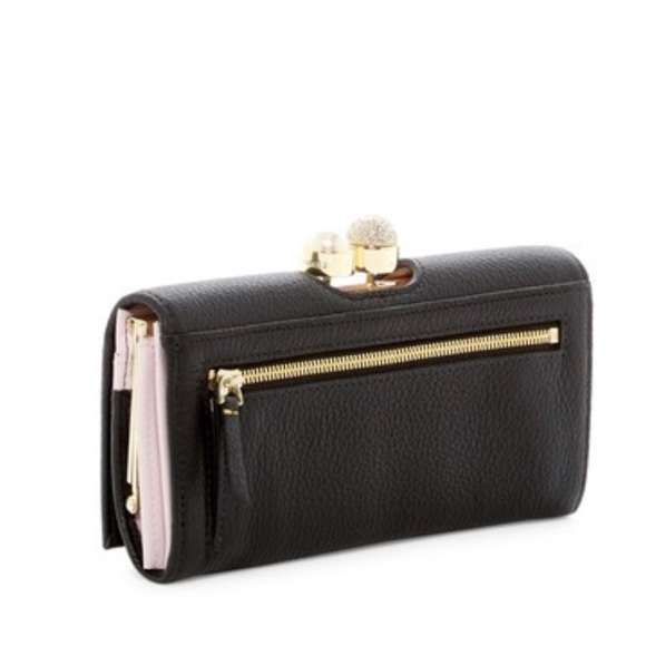 ❌SOLD❌ Ted Baker Crystal Leather Matinee Wallet - Picture 2 of 5